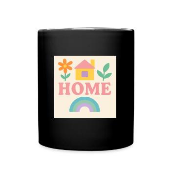 Colors of home - Mug uni - noir - Devant