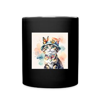 Miss Mimmi - Full Colour Mug - black - Front