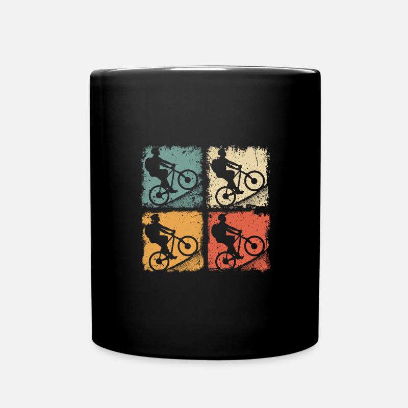 VTT VTT Vélo de montée Cyclisme Fun - Mug uni - noir