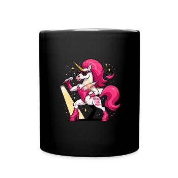 Ladyhorn - Tasse einfarbig - Schwarz - Vorne