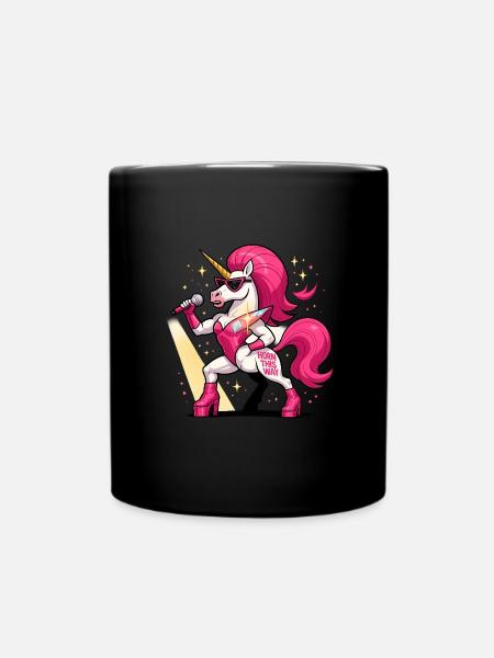Ladyhorn - Full Colour Mug - black