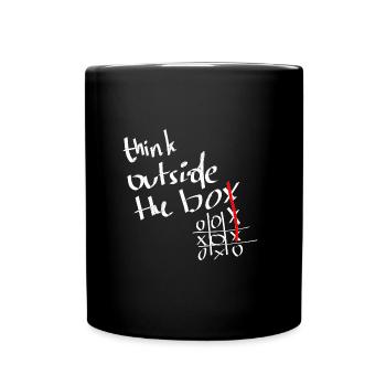 sortir des sentiers battus, cool drôle drôle drôle - Mug uni - noir - Devant