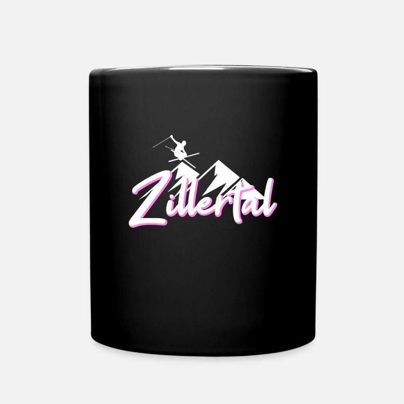 Zillertal - Tasse einfarbig - Schwarz