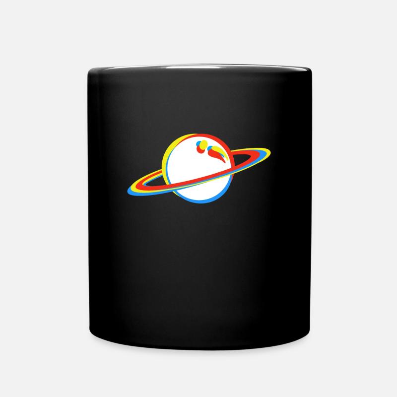 planet - Full Colour Mug - black