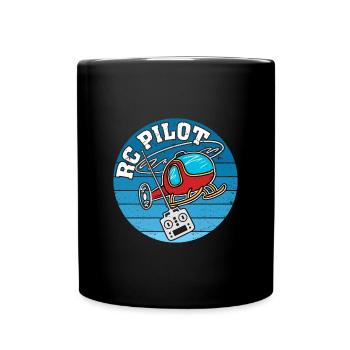 Fabrication de modèles d'hélicoptères pilotes RC - Mug uni - noir - Devant