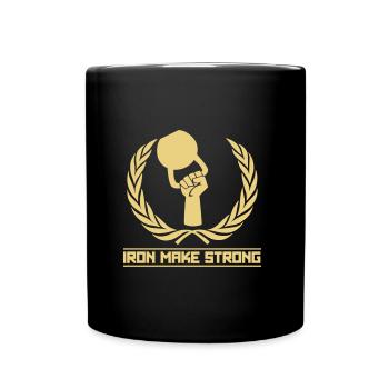 Iron Make Strong - Kettlebell - Mug uni - noir - Devant