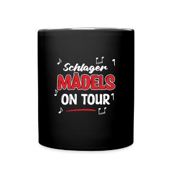 SCHLAGER MÄDELS ON TOUR - Tasse einfarbig - Schwarz - Vorne
