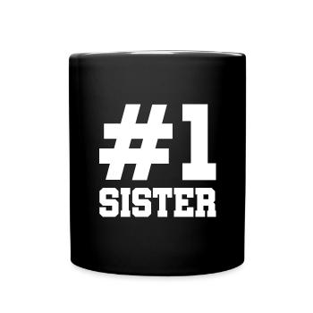 Best Friend Sister Family Siblings - Full Colour Mug - black - Front