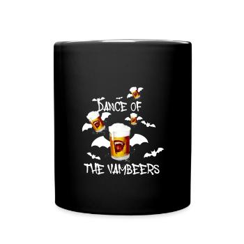 dance of the vambeers,beer,halloween,bat,bats, - Tasse einfarbig - Schwarz - Vorne