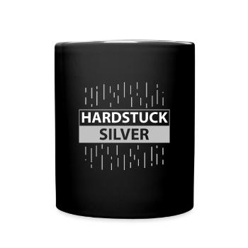 Hardstuck Silver - Tasse einfarbig - Schwarz - Vorne