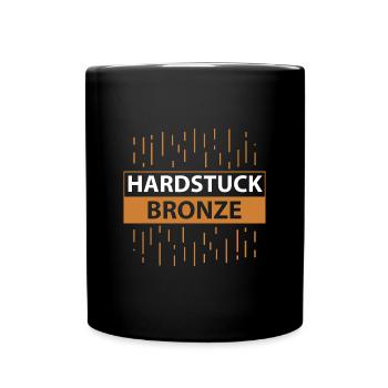 Hardstuck Bronze - Tasse einfarbig - Schwarz - Vorne