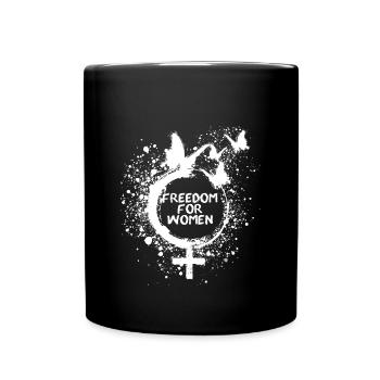 Liberté pour les femmesLiberté pour les femmes - Mug uni - noir - Devant