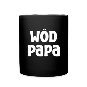Wöd Papa Toller Papa Österreich Vatertag Vater - Tasse einfarbig - Schwarz - Vorne