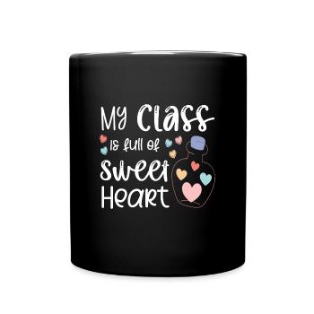 Teacher Gift - Full Colour Mug - black - Front