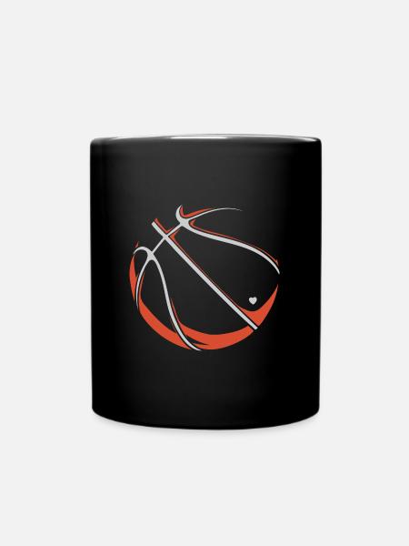 Joueurs de basket-ball - Mug uni - noir