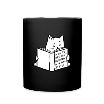 How to annihilate the human race - Full Colour Mug - black - Front