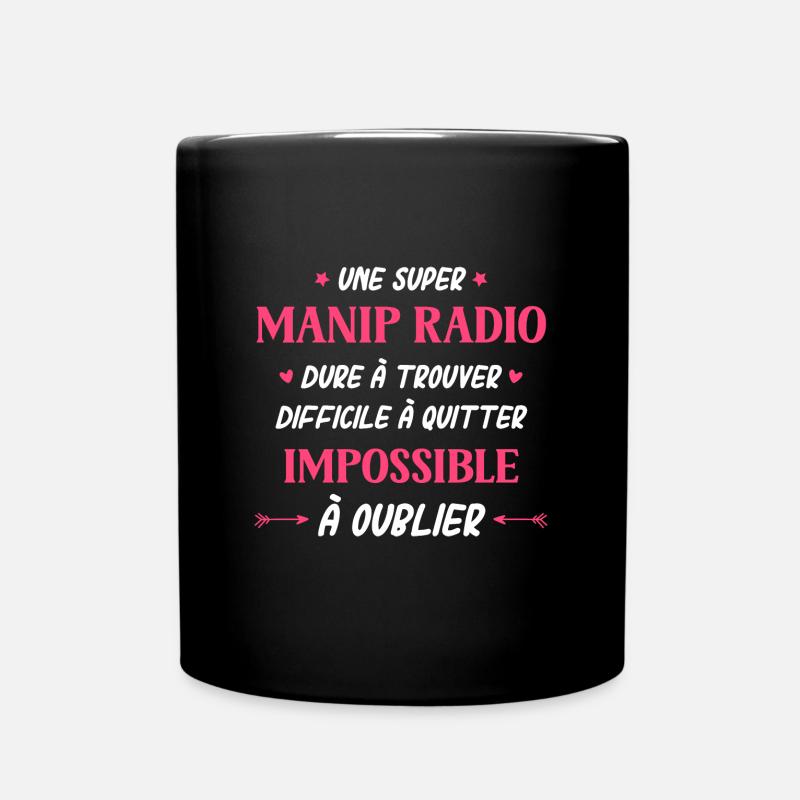 Une super manip radio - Mug uni - noir