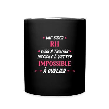 Super rh - Mug uni - noir - Devant