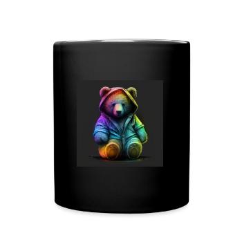 PLUSH - SWEET TEDDY BEAR - GIFT IDEA - Full Colour Mug - black - Front