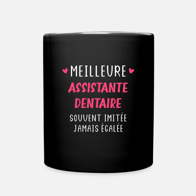 assistante dentaire - Mug uni - noir