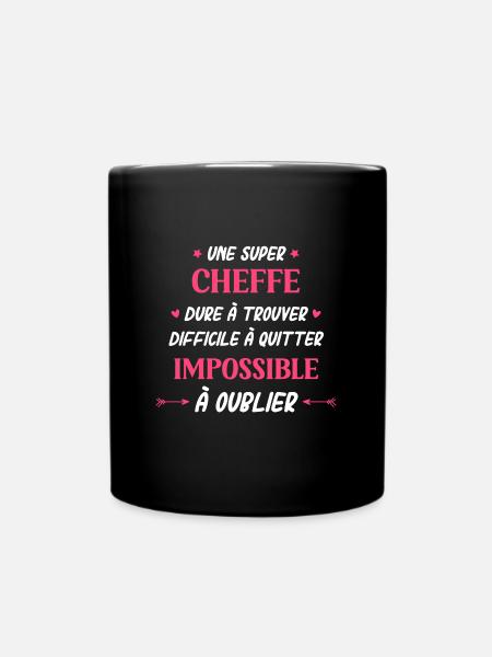 Super cheffe - Mug uni - noir