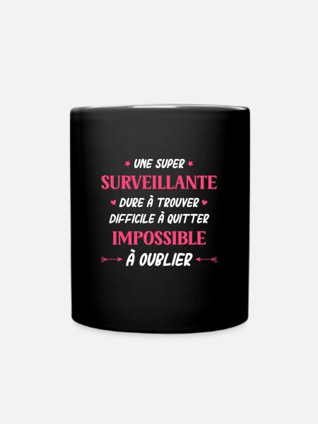 Super surveillante - Mug uni - noir
