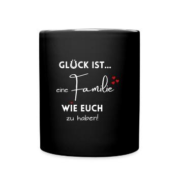 Happiness is having a family like you! Family - Full Colour Mug - black - Front