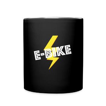 Vélo électrique | Voiture électrique, Changement climatique, Durable - Mug uni - noir - Devant