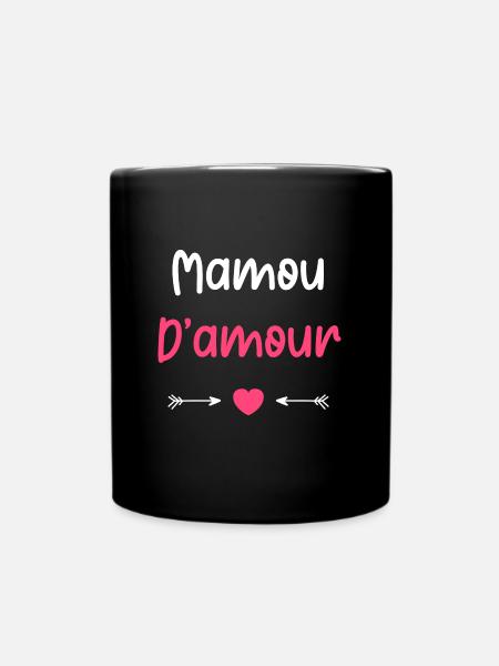 mamou d'amour - Mug uni - noir