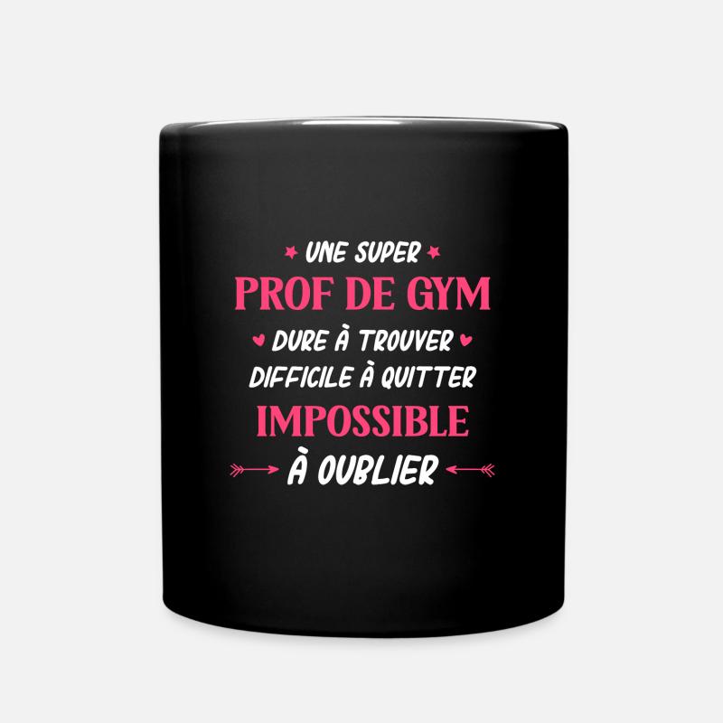 Super prof de gym - Mug uni - noir