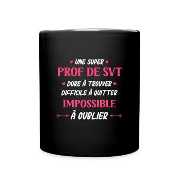 Super prof de svt - Mug uni - noir - Devant