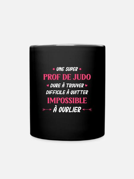 Super prof de judo - Mug uni - noir