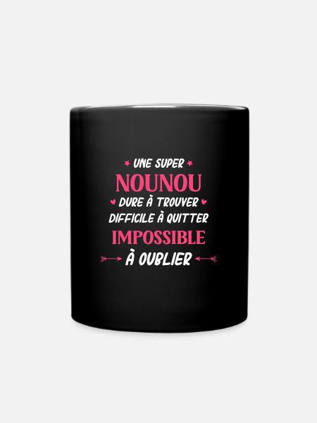 Super nounou - Mug uni - noir