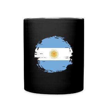 Argentina Flag South America Argentine Flag - Full Colour Mug - black - Front