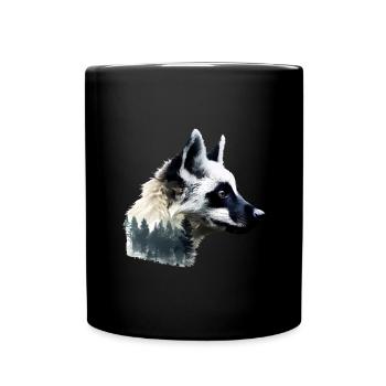Lémurien - Mug uni - noir - Devant