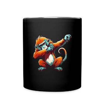 Cadeau pour les amoureux des babouins - Mug uni - noir - Devant