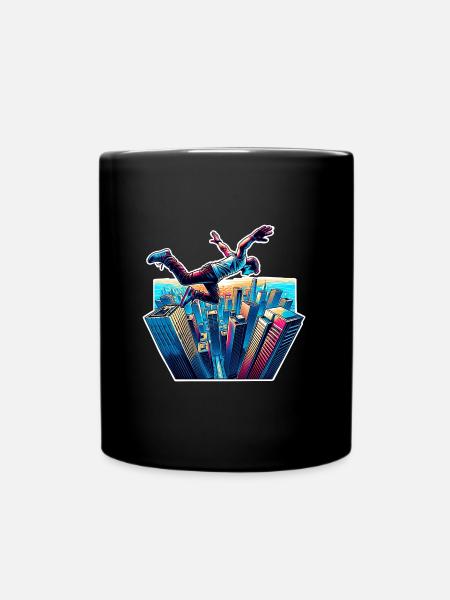 Parkour - Full Colour Mug - black