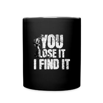 Détecteur de métaux de sonde - Mug uni - noir - Devant