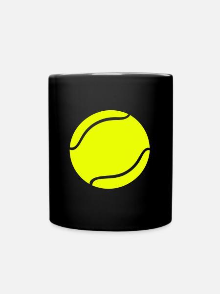 Tennistrainer - Tasse einfarbig - Schwarz