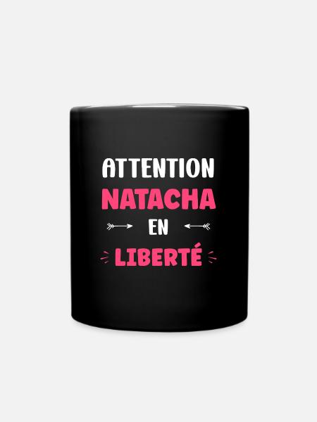 Natacha - Mug uni - noir