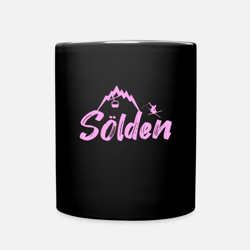 Sölden - Tasse einfarbig - Schwarz