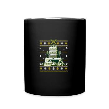 Voiture Tuning Christmas Tuner Maturité de tournevis de voiture - Mug uni - noir - Devant