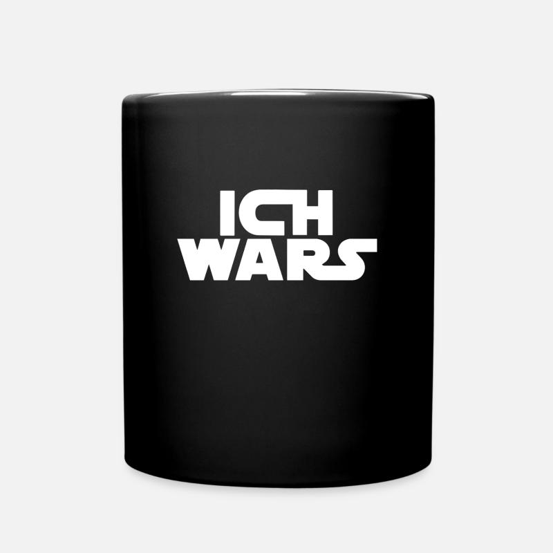 Ich Wars - Tasse einfarbig - Schwarz