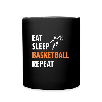 Basket-ball Basketball Basketball Team Basket - Mug uni - noir - Devant