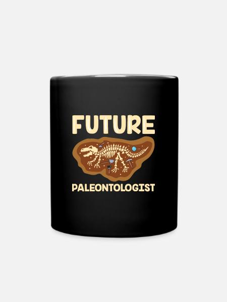 Zukünftiges Paläontologe-Fossil-Dinosaurier-Skelett - Tasse einfarbig - Schwarz