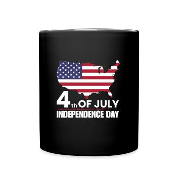 Journée d'identité américaine - Mug uni - noir - Devant