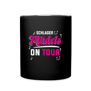 SCHLAGER MÄDELS ON TOUR - Tasse einfarbig - Schwarz - Vorne