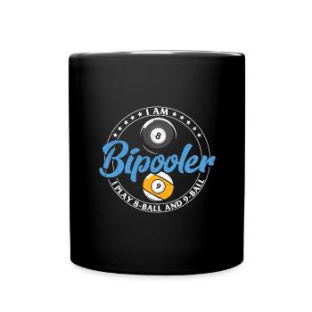 Billard Piscine Billard Billard Boule Billard Billard Cuisine 8Ball - Mug uni - noir - Devant