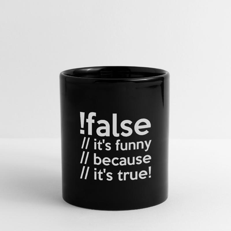 Programmer false true Computer Scientist Student Code Full Colour Mug