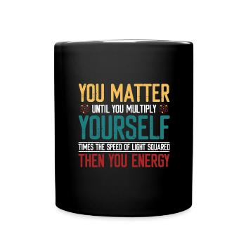 Physique quantique Physicien Physique Professeur Molécule - Mug uni - noir - Devant